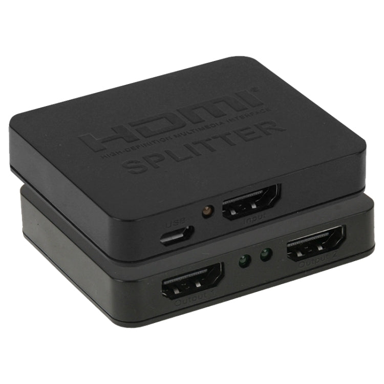 Mini splitter Full HD 4K 1x2 HDMI 3D V1.4b per HDTV/STB/DVD/proiettore/DVR, HDMI V1.4b Mini splitter Full HD 4K 1x2 HDMI 3D V1.4b per HDTV/STB/DVD/proiettore/DVR, HDMI V1.4b